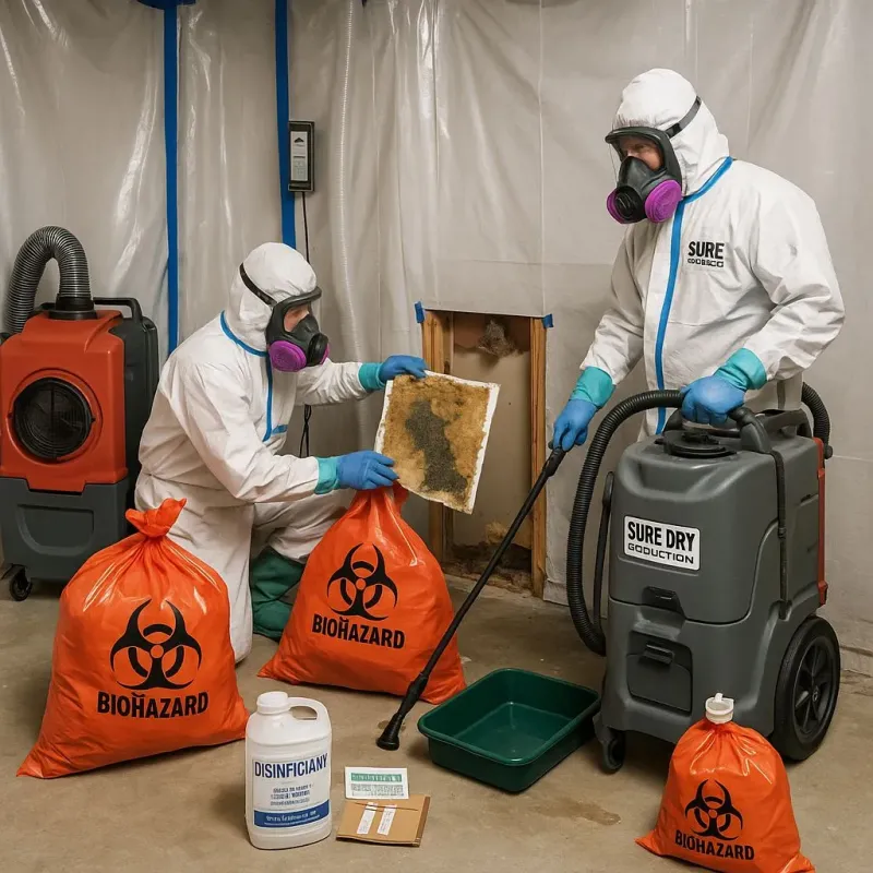 Contaminated Water Handling Protocols process in Sumner County, KS